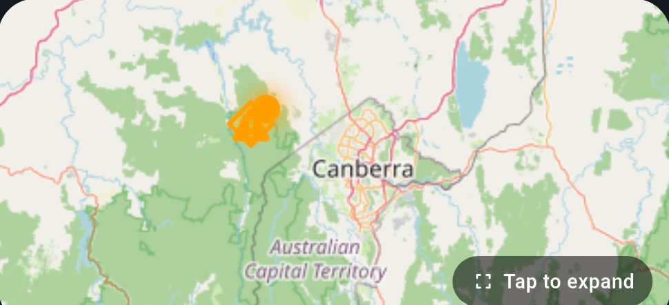 Threat area on the map